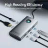 Orico докинг станция Docking Station Type-C Power Distribution 60w - PW11-5P-GY-EP - HDMI USB3.0 x1 USB2.0