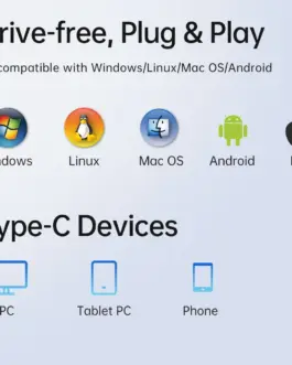 Alternative view of Orico докинг станция Docking Station Type-C Power Distribution 60w - PW11-5P-GY-EP - HDMI, USB3.0 x1, USB2.0 x1