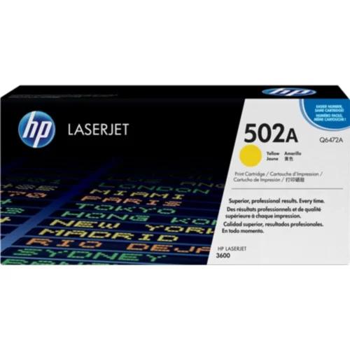 КАСЕТА ЗА HP Color Laserjet 3600 - Yellow -  /502A/ - PN Q6472A