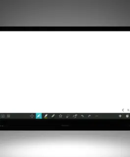 Alternative view of Интерактивен дисплей RICOH A6510, 65", 3840 x 2160, HDMI, DP, Android 13, USB, Мулти-тъч, Черен