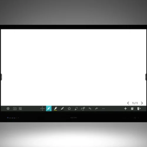 Alternative view of Интерактивен дисплей RICOH A6510, 65", 3840 x 2160, HDMI, DP, Android 13, USB, Мулти-тъч, Черен