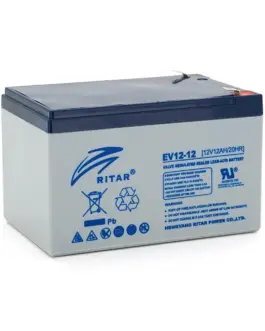 Оловна батерия RITAR EV12-12 AGM 12V / 12 Ah Терминал2 За електрически