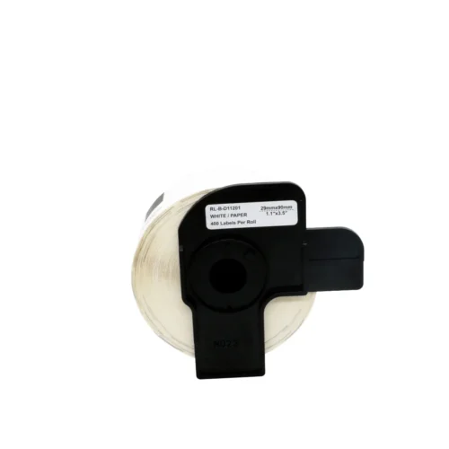 Alternative view of ЛЕНТА ЗА ЕТИКЕТНИ ПРИНТЕРИ BROTHER ТИП QL - STANDARD ADDRESS LABEL - 29 mm x 90 mm x 400 - PN DK11201 (DK-11201)
