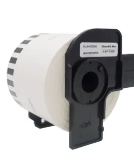 ЛЕНТА ЗА ЕТИКЕТНИ ПРИНТЕРИ BROTHER ТИП QL - CONTINUOUS PAPER TAPE - 62 mm x 3048 m - DK22205 (DK-22205) - PN RL-BR-DK222