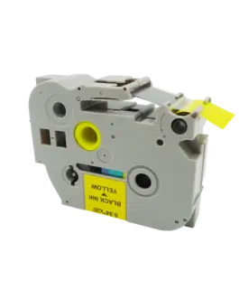 ЛЕНТА ЗА ЕТИКЕТНИ ПРИНТЕРИ BROTHER ТИП TZ - 24 mm x 800 m - BLACK ON YELLOW TAPE - TZE-651 (TZE651) - PN RL-BR-TZ651-BK