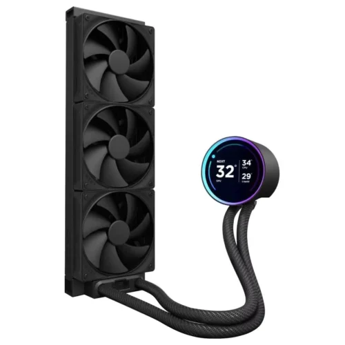 Alternative view of Охладител за процесор NZXT Kraken Elite 360 V2 Black LCD Display
