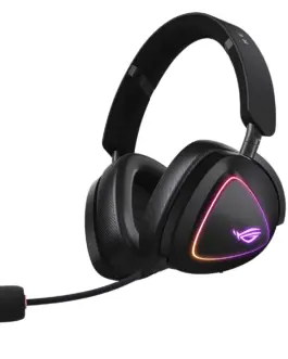 Геймърски безжични слушалки ASUS ROG Delta II - USB-C Aura Sync RGB