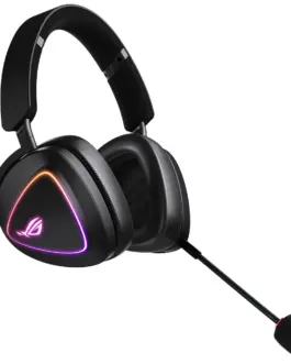 Alternative view of Геймърски безжични слушалки ASUS ROG Delta II - USB-C, Aura Sync RGB