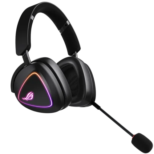 Alternative view of Геймърски безжични слушалки ASUS ROG Delta II - USB-C, Aura Sync RGB
