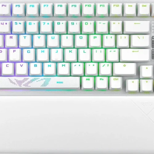 Геймърска безжична Клавиатура ASUS ROG Strix Scope II 96 - Moonlight