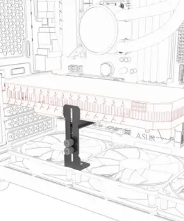 Държач за графична карта Estillo 12cm