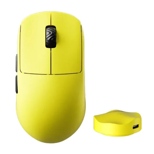 Scyrox професионална геймърска мишка V8 Yellow – Wireless Gaming Mouse – 8K Polling