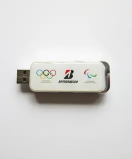 Alternative view of Флаш памет 32Gb USB 2.0 SD-34B, бяла, Без лого