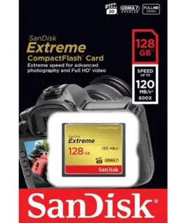 Alternative view of Карта памет SANDISK  Extreme CompactFlash Memory Card 128Gb