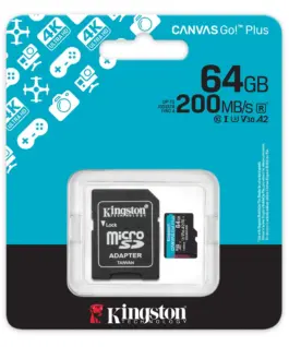 Alternative view of Карта памет Kingston Canvas Go! Plus Gen4 microSDXC 64GB