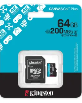 Alternative view of Карта памет Kingston Canvas Go! Plus Gen4 microSDXC 64GB