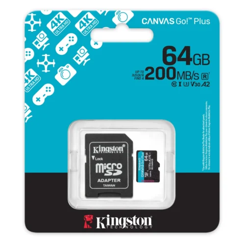 Alternative view of Карта памет Kingston Canvas Go! Plus Gen4 microSDXC 64GB