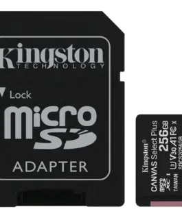 КАРТА ПАМЕТ Kingston CANVAS PLUS +ADP C10 UHS-I - 256GB - PN SDCS2/256GB