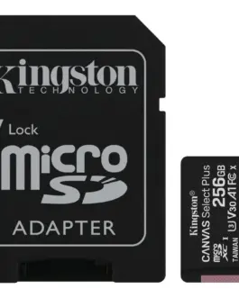 КАРТА ПАМЕТ Kingston CANVAS PLUS +ADP C10 UHS-I - 256GB - PN SDCS2/256GB