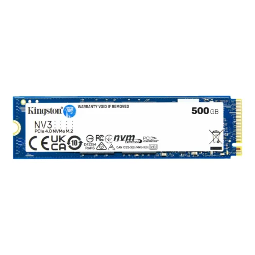 SSD диск KINGSTON NV3 M.2-2280 PCIe 4.0 NVMe 500GB