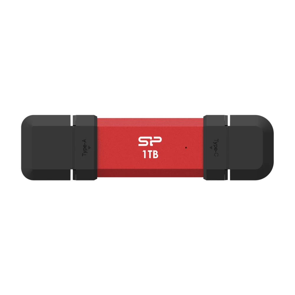 Външен SSD диск Silicon Power DS72 Red - 1TB