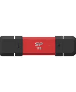 Външен SSD диск Silicon Power DS72 Red - 1TB