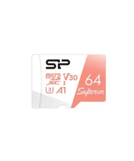 Карта памет Silicon Power Superior 64GB microSDXC Class 10 SD Adapter