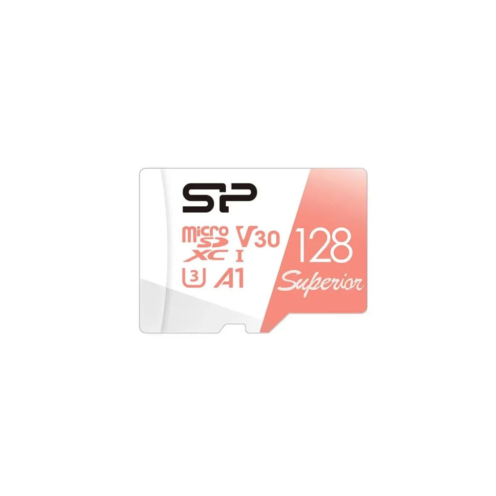 Карта памет Silicon Power Superior 128GB microSDXC Class 10 SD Adapter