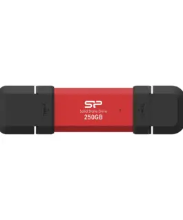 Външен SSD диск Silicon Power DS72 Red - 250GB