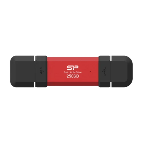 Външен SSD диск Silicon Power DS72 Red - 250GB