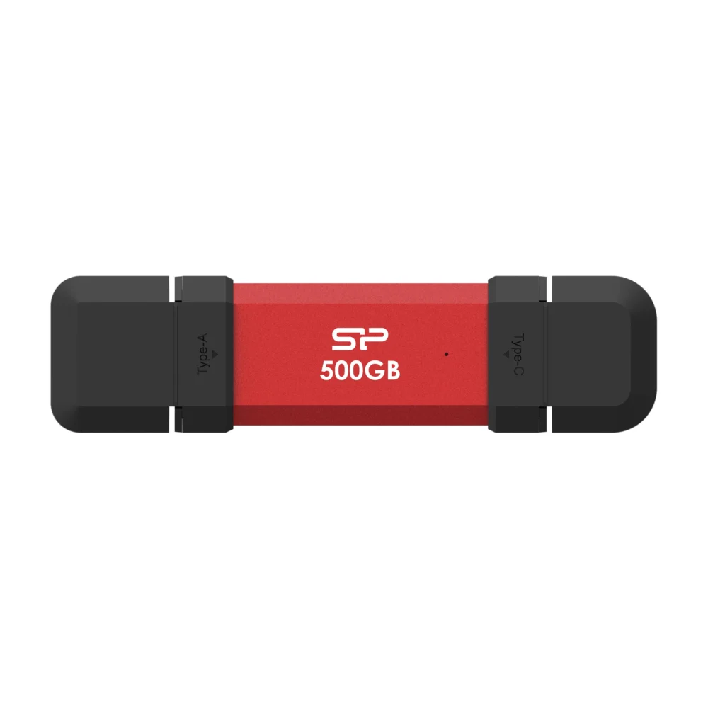 Външен SSD диск Silicon Power DS72 Red - 500GB