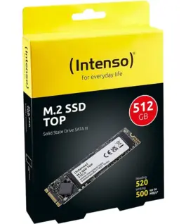 Alternative view of ВЪТРЕШЕН ТВЪРД ДИСК Intenso SSD TOP 512 GB - SATA 6Gb/s - PN 3832450