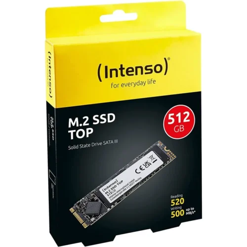 Alternative view of ВЪТРЕШЕН ТВЪРД ДИСК Intenso SSD TOP 512 GB - SATA 6Gb/s - PN 3832450