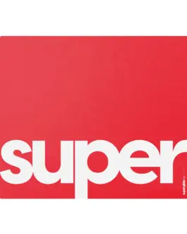Superglide професионален стъклен геймърски пад за мишка Gaming Glass Mousepad Superglide Pad v2 XL Red - 490 x 420