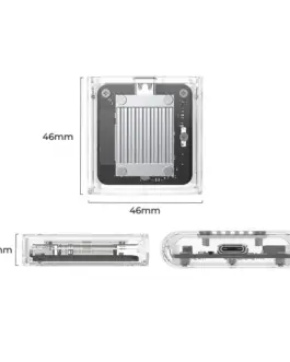 Alternative view of Orico външна кутия за диск Storage - Case - M.2 2230 NVMe - TC20-M2-10G-GY-BP - 10Gbps, Gray