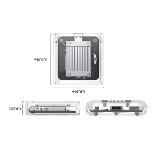 Alternative view of Orico външна кутия за диск Storage - Case - M.2 2230 NVMe - TC20-M2-10G-GY-BP - 10Gbps, Gray