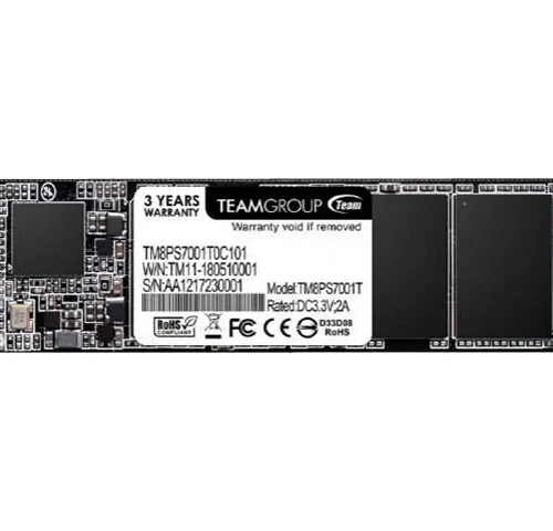 ВЪТРЕШЕН ТВЪРД ДИСК Team Group SSD MS30 - 512 GB - M.2 2280 - SATA 6 GB/s - PN TM8PS7512G0C101