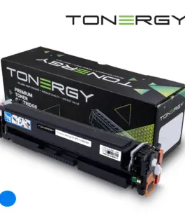 Tonergy съвместима Тонер Касета Compatible Toner Cartridge HP 202X CF501X CANON CRG-054H Cyan High Capacity