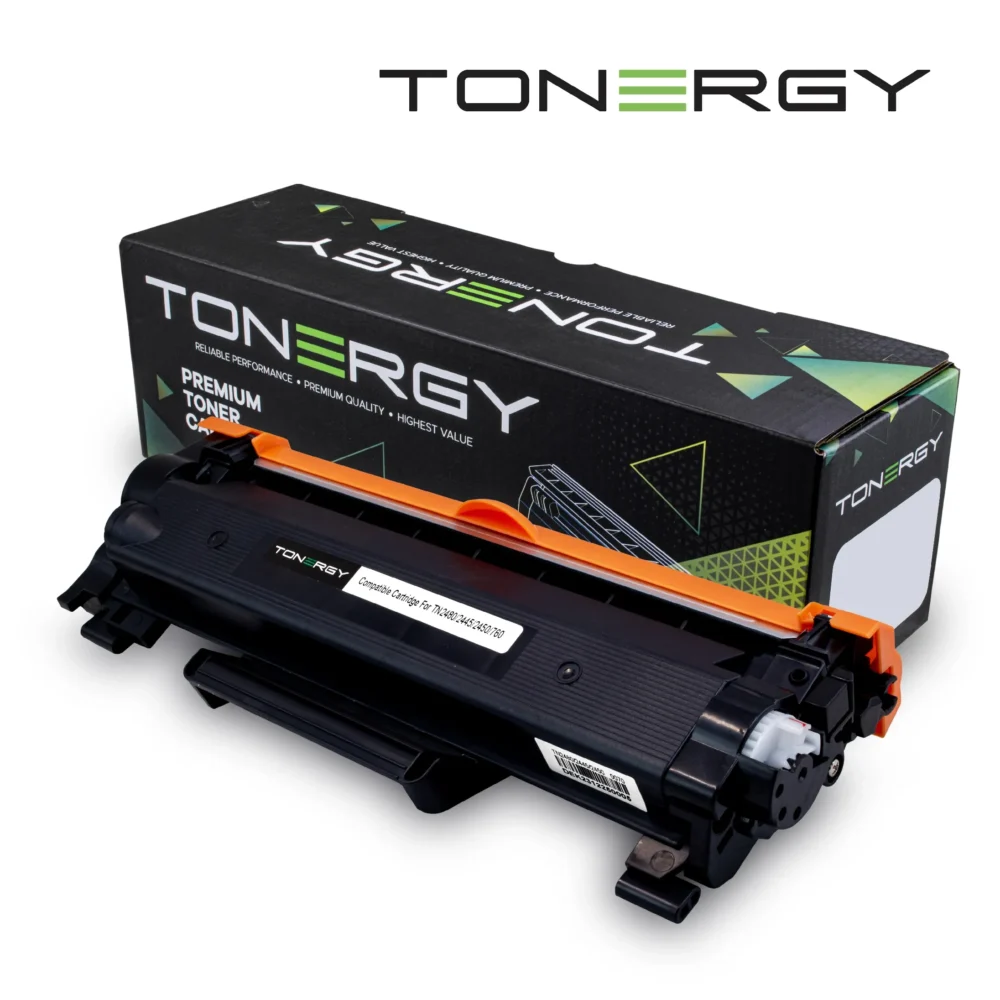 Tonergy съвместима Тонер Касета Compatible Toner Cartridge BROTHER TN-2480 TN-2445 TN-2450 TN-760 Black