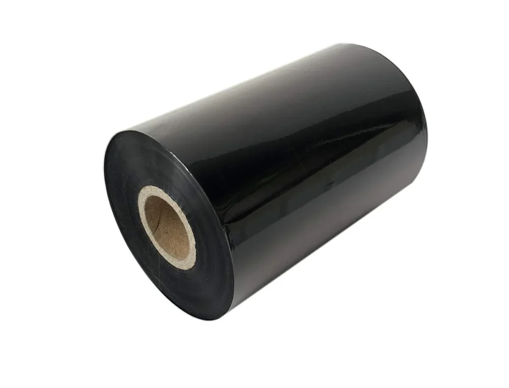 ТЕРМОТРАНСФЕРНА ЛЕНТА - 102 mm x 600 m - РОЛКА 254 мм - WAX/RESIN - BLACK - OUTLET - PN 7189 -