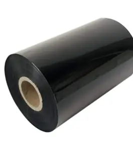 ТЕРМОТРАНСФЕРНА ЛЕНТА - 102 mm x 600 m - РОЛКА 254 мм - WAX/RESIN - BLACK - OUTLET - PN 7189 -