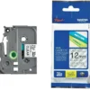 ЛЕНТА ЗА ЕТИКЕТНИ ПРИНТЕРИ BROTHER ТИП TZ - 12 mm x 800 m - BLACK ON CLEAR TAPE - PN TZE131