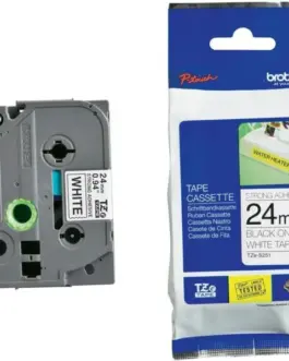 ЛЕНТА ЗА ЕТИКЕТНИ ПРИНТЕРИ BROTHER ТИП TZ - 24 mm x 500 m - BLACK ON FLUOROESCENT YELLOW TAPE - PN TZEC51