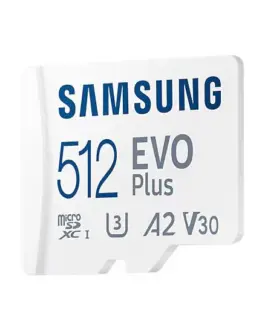 Alternative view of Карта памет Samsung EVO Plus, microSDXC, UHS-I, 512GB, Адаптер