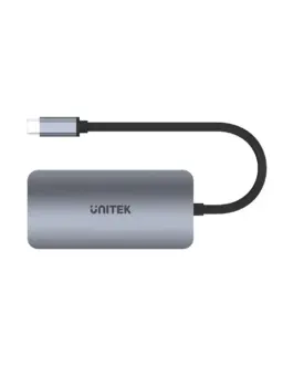 Alternative view of Unitek докинг станция Docking Station Type-C 5-in-1 - uHUB P5 Trio D1051A - USB-C PD100W x 1, HDMI x 2, VGA, USB3.0 x 1