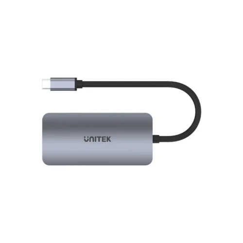Alternative view of Unitek докинг станция Docking Station Type-C 5-in-1 - uHUB P5 Trio D1051A - USB-C PD100W x 1, HDMI x 2, VGA, USB3.0 x 1