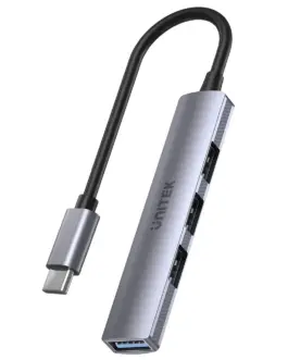 Unitek хъб USB3.0/2.0 HUB 4 port - USB-C input - H1208B