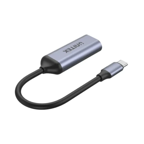 Alternative view of Unitek Адаптер Adapter USB-C M / HDMI 2.1 F - 8K, 120Hz, Aluminium - V1416B