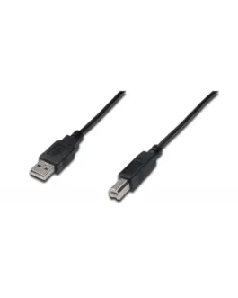 КАБЕЛ USB DIGITUS - USB 2.0  to USB-B - 50 m - Black - PN AK-300105-050-S
