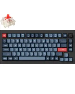 Механична клавиатура Keychron V1 MAX QMK 75% Carbon Black - Wireless
